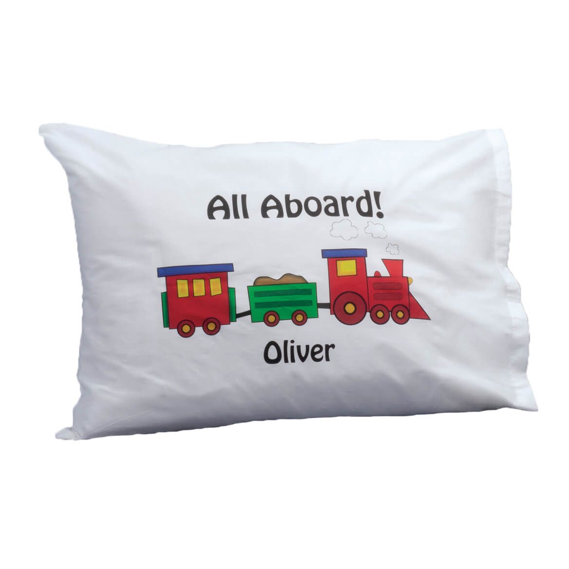 Personalized Train Pillowcase + '-' + 316813