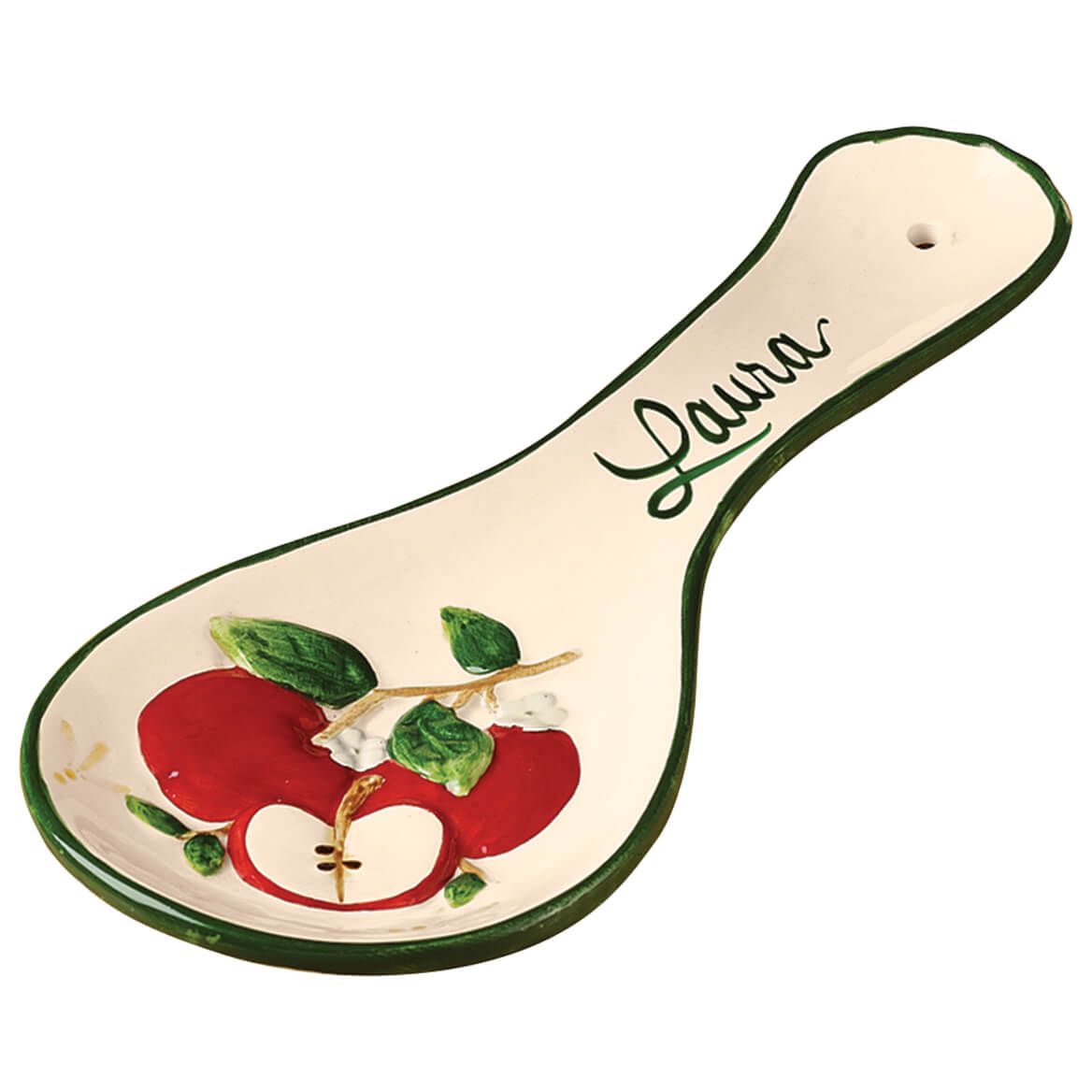 Personalized Apple Spoon Rest + '-' + 319486