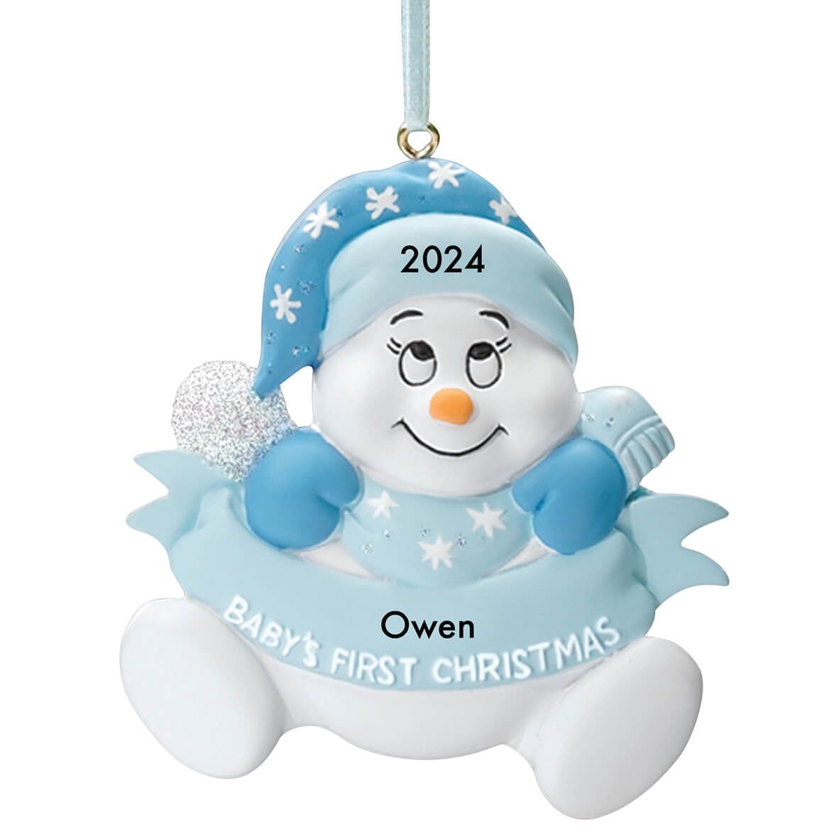 Personalized Snowbaby's First Christmas Ornament + '-' + 330783