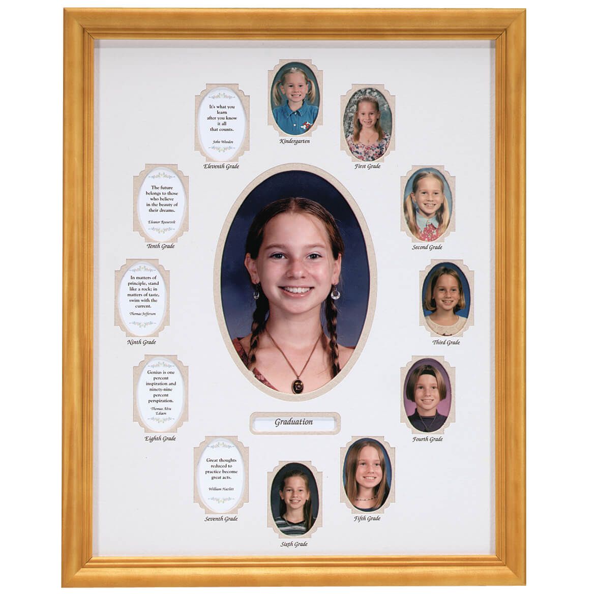 School Years Collage Frame - Beige + '-' + 334005