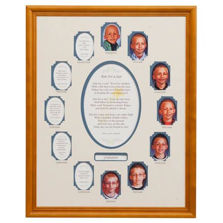 School Years Collage Frame - Blue-334006