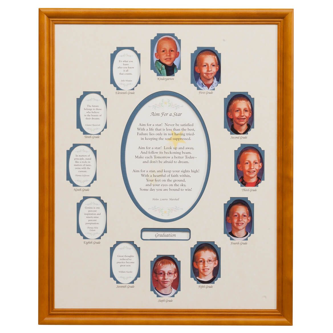 School Years Collage Frame - Blue + '-' + 334006