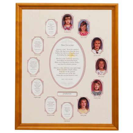 School Years Collage Frame - Pink-334007