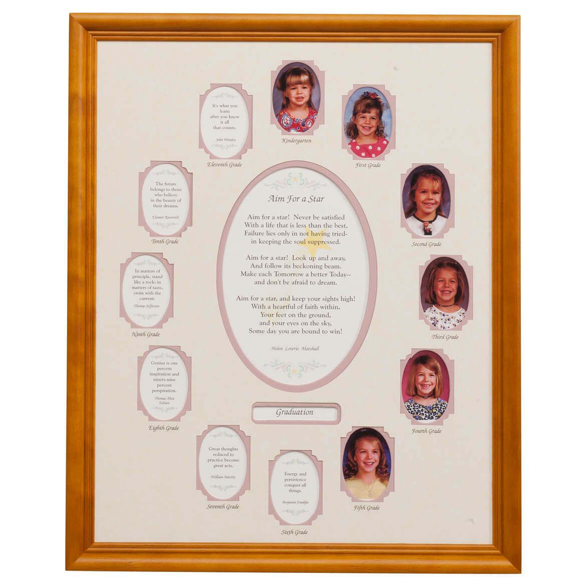 School Years Collage Frame - Pink + '-' + 334007