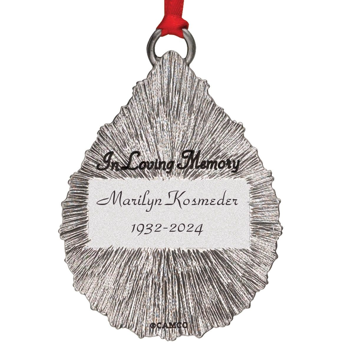Personalized Teardrop Memorial Ornament + '-' + 334882