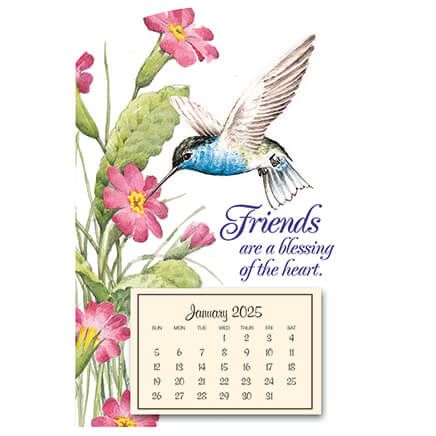 Mini Magnetic Hummingbird Calendar-338798