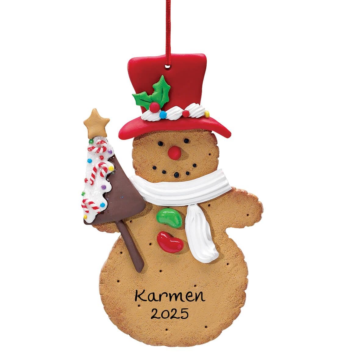 Personalized Snowman Cookie Ornament + '-' + 339034