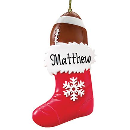 Personalized Sports Stocking Ornament-339248
