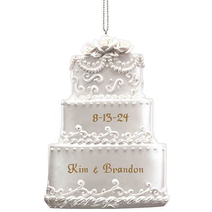 Personalized Wedding Cake Ornament-342572