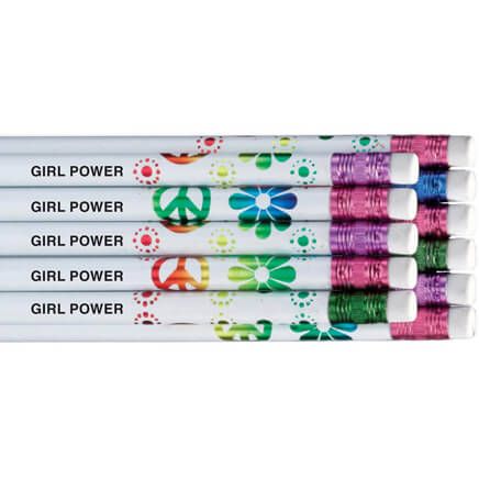 Personalized Groovy Rainbow Pencils, Set of 12-342756