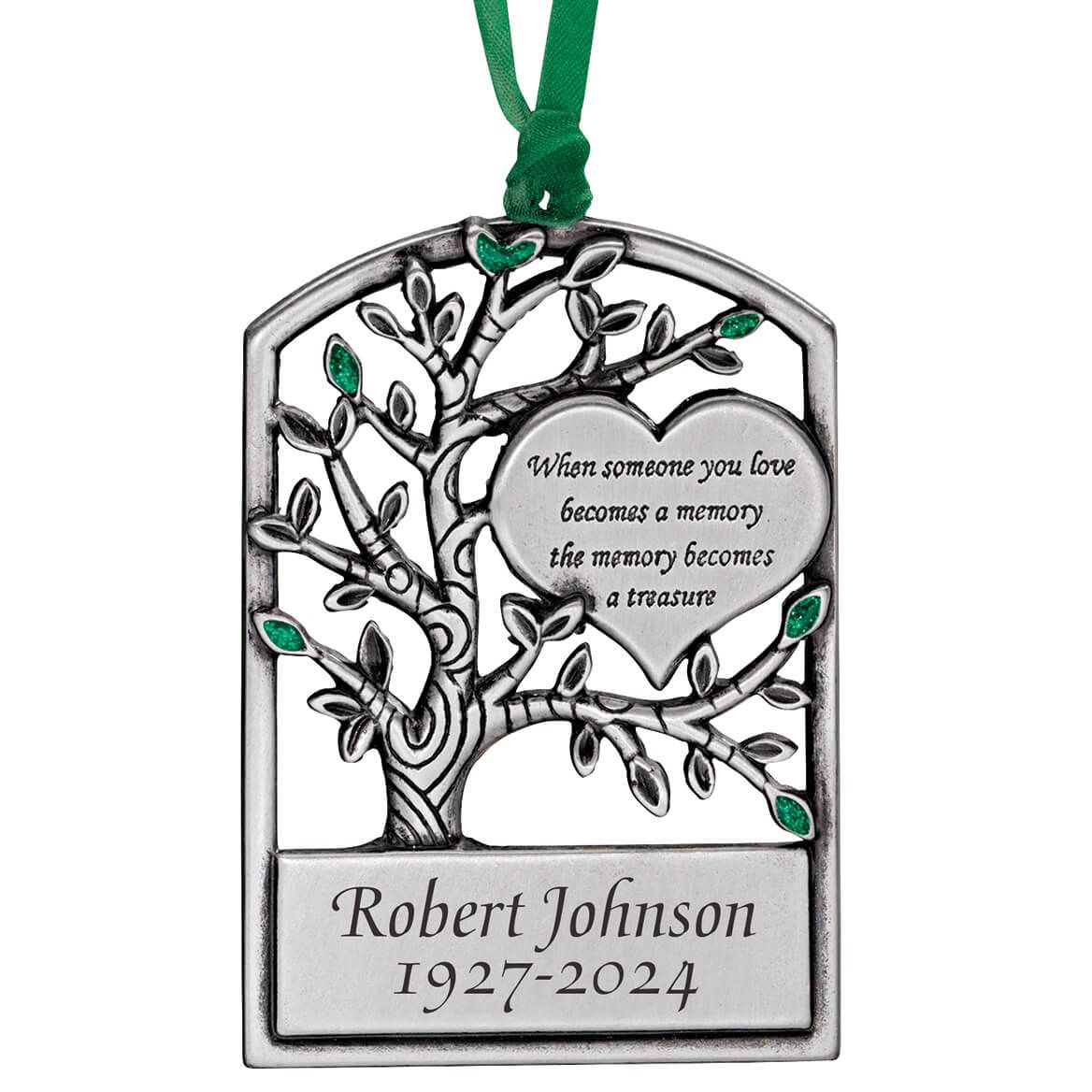 Personalized Pewter Memorial Tree Ornament + '-' + 343048