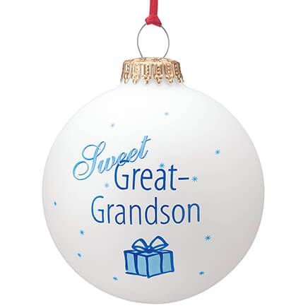 Sweet Great Grandson Ball Ornament-343092