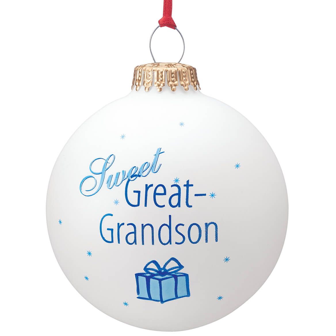 Sweet Great Grandson Ball Ornament + '-' + 343092