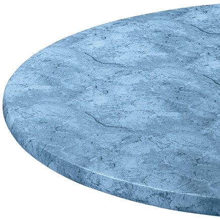 Marbled Vinyl Elasticized Table Cover-344623