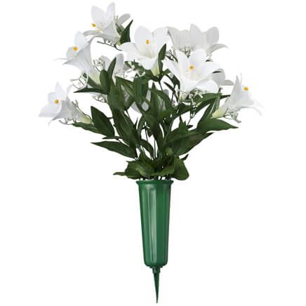 Easter Lily Memorial Bouquet by OakRidge™-345023