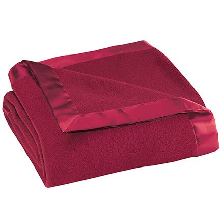 Satin Fleece Blanket by OakRidge™-345224