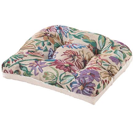 Tapestry Tufted Chair Pad-346493