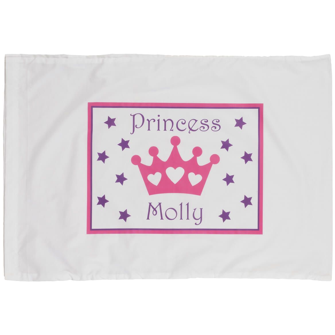 Personalized Princess Crown Pillowcase + '-' + 347263