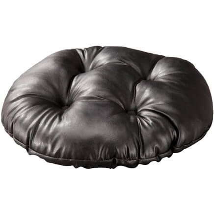 Faux Leather Tufted Bar Stool Cushion-347608
