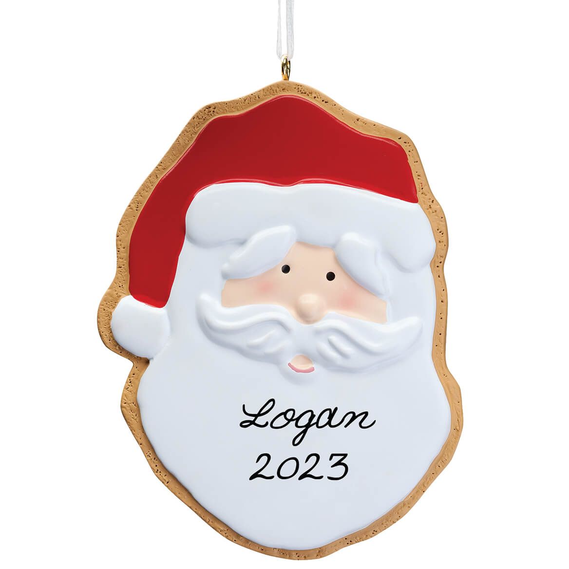 Personalized Santa Christmas Cookie Ornament + '-' + 347625