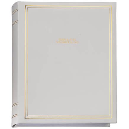 Personalized Ultimate Wedding Leather 3-Ring Album-348138