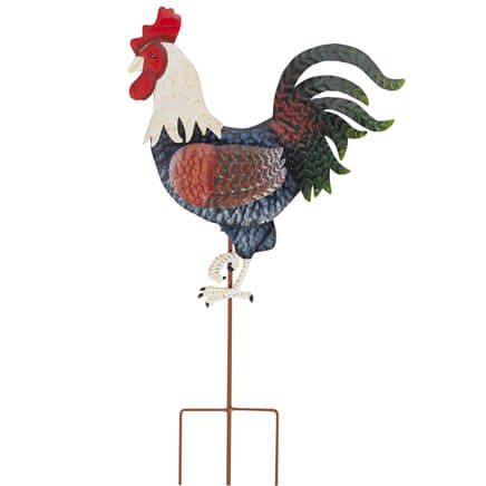Rooster Metal Garden Stake by Fox River Creations™-348356