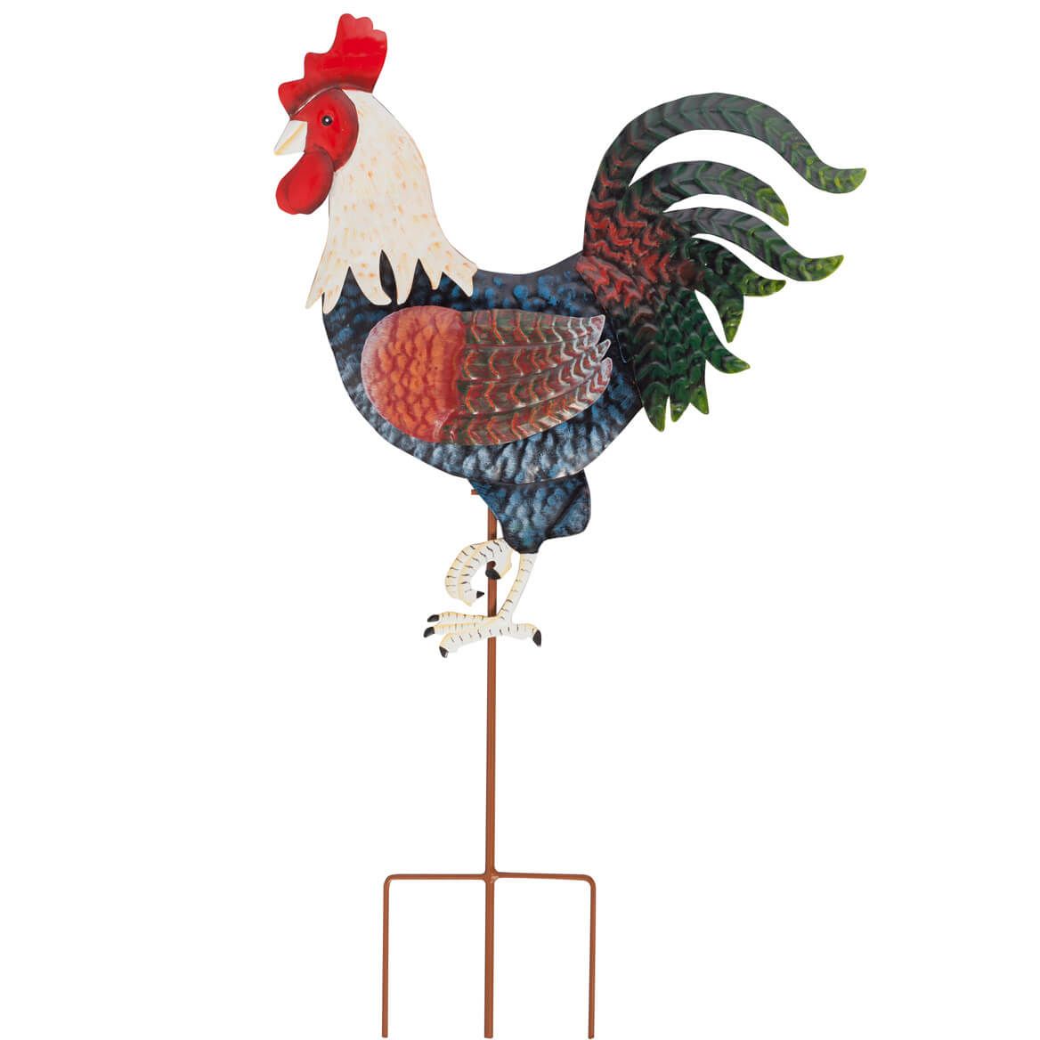 Rooster Metal Garden Stake by Fox River Creations™ + '-' + 348356