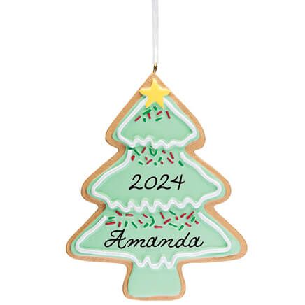 Personalized Christmas Tree Cookie Ornament-349603