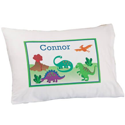 Personalized Dinosaur Pillowcase-350017