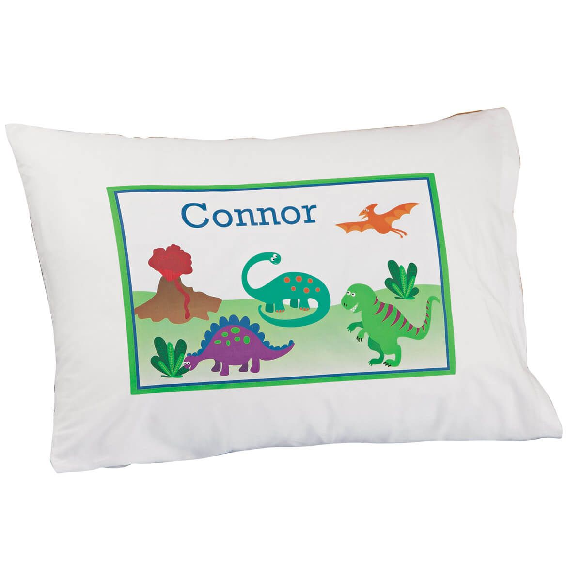 Personalized Dinosaur Pillowcase + '-' + 350017