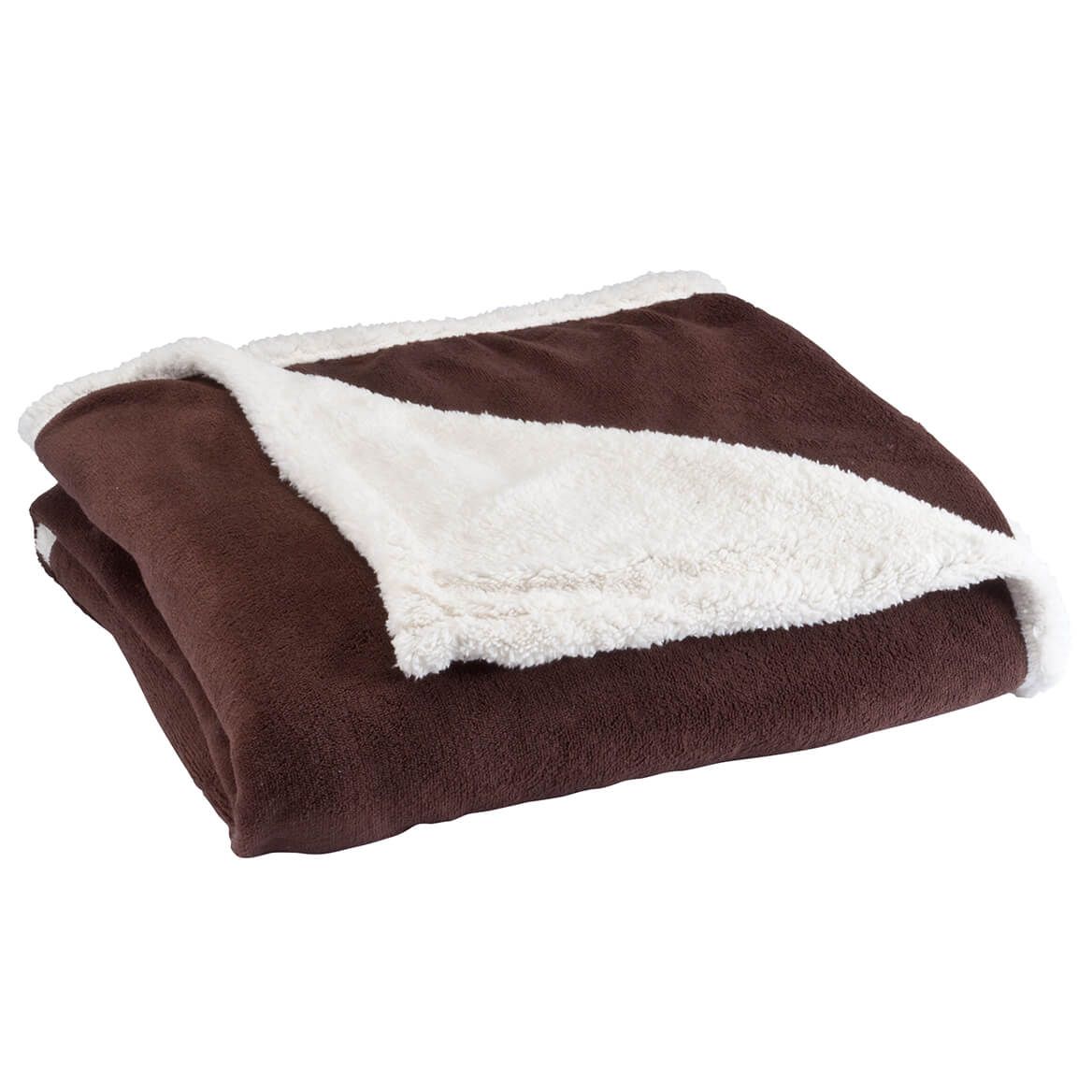 Ultra Plush Microfiber Sherpa Throw by OakRidge™ + '-' + 350029