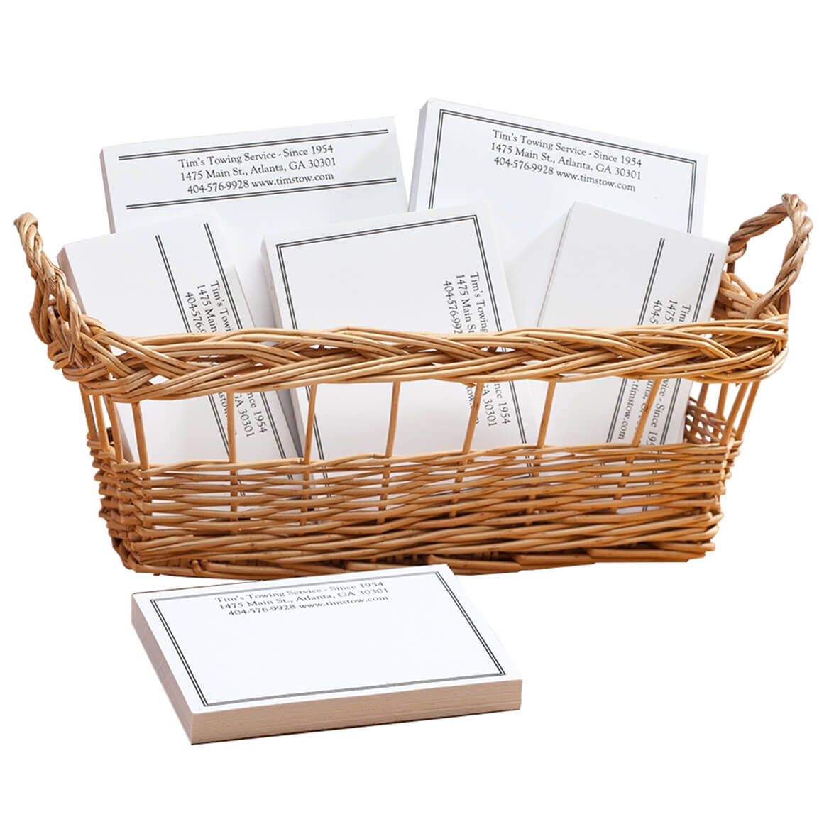 Personalized Classic Business Basketful of Notepads + '-' + 350386