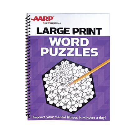 AARP Large Print Word Puzzles-351095