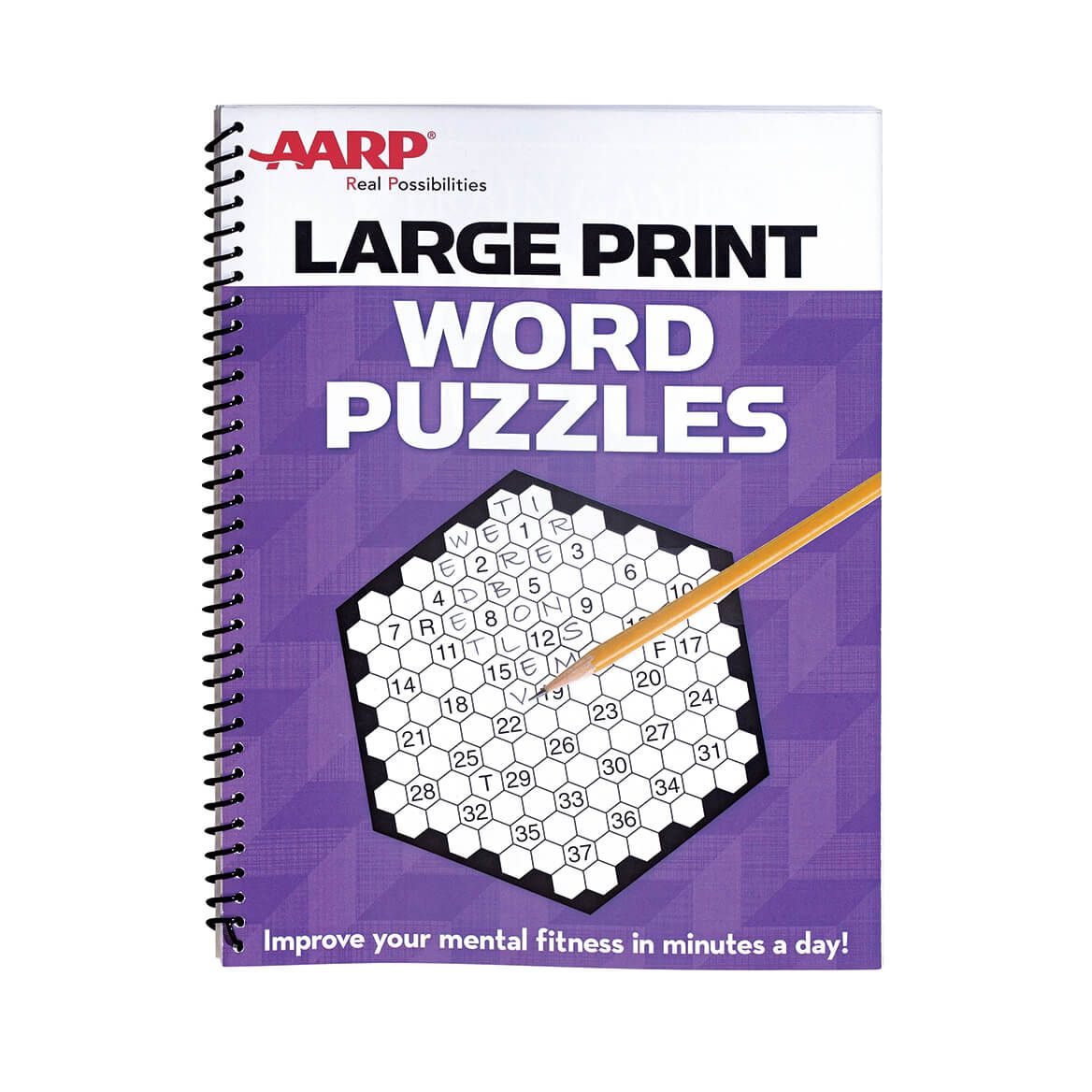 AARP Large Print Word Puzzles + '-' + 351095