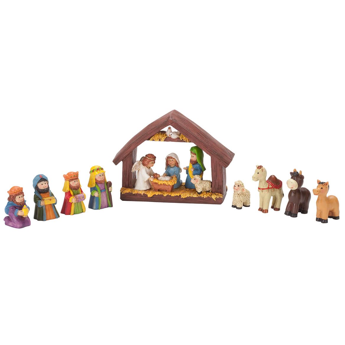 Resin Tabletop Nativity Set + '-' + 351838