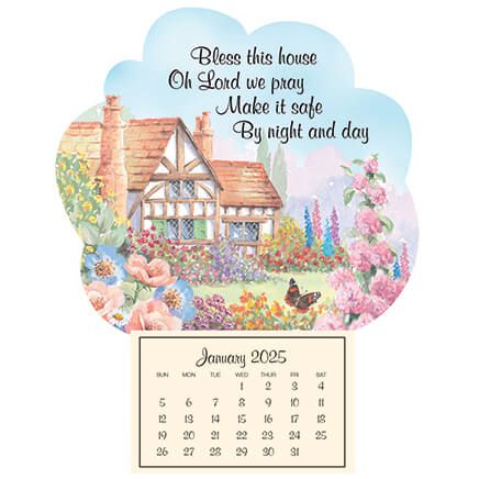 Mini Magnetic Calendar Bless This House-351850