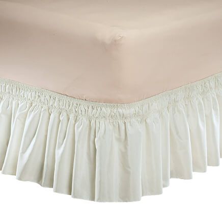 Solid Wrap Around Elastic Bed Skirt by OakRidge™-352789