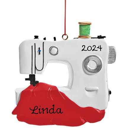 Personalized Sewing Machine Ornament-352925
