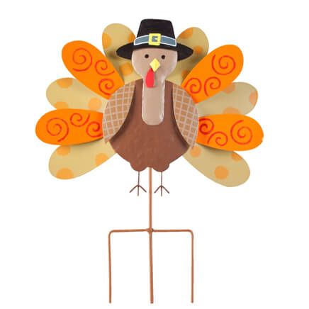 Pilgrim Turkey Lawn Stake by Fox River Creations™-355584