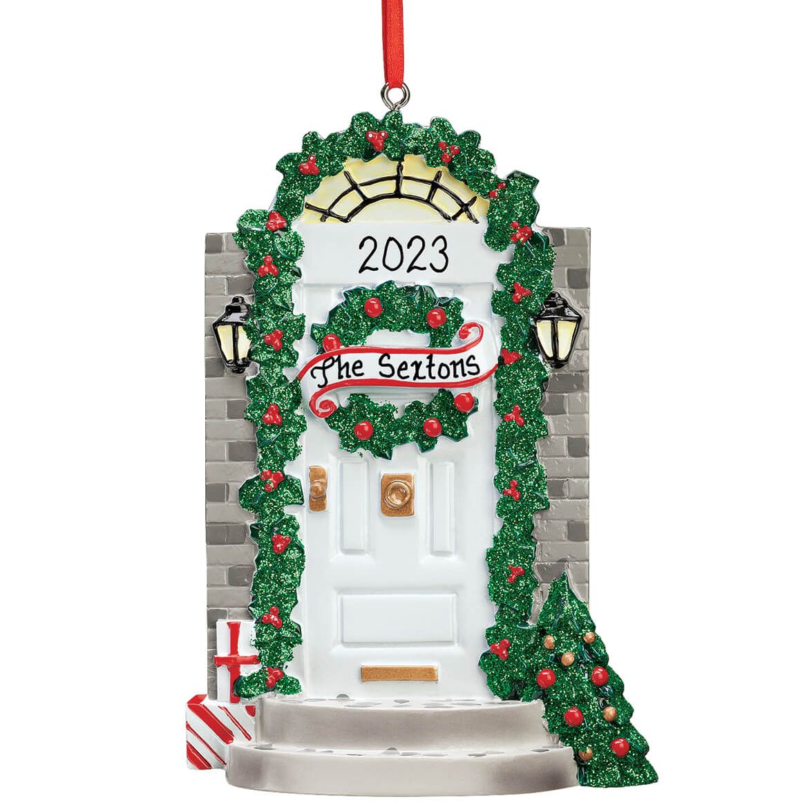 Personalized Front Door Ornament + '-' + 355973