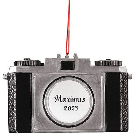 Personalized Camera Ornament-356442
