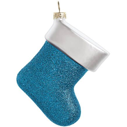 December Birthstone Glitter Stocking Ornament-356464