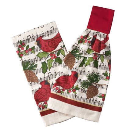 Cardinal Holiday Towel Set-356938