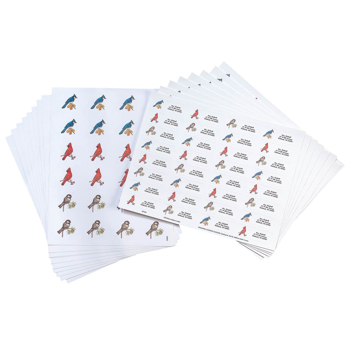 Personalized Wild Birds Address Labels and Envelope Seals Set + '-' + 357546