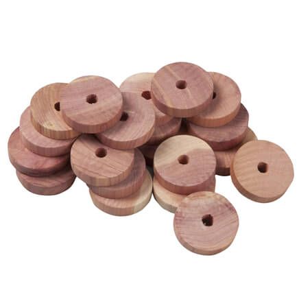 Cedar Hanger Discs by OakRidge Accents™, Set of 20-357951