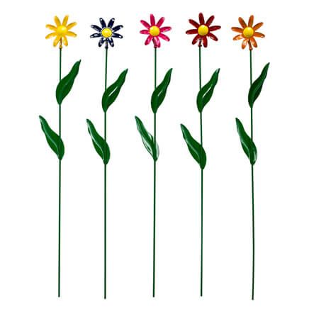 Metal Daisy Stakes Set of 5 by Fox River Creations™-359372