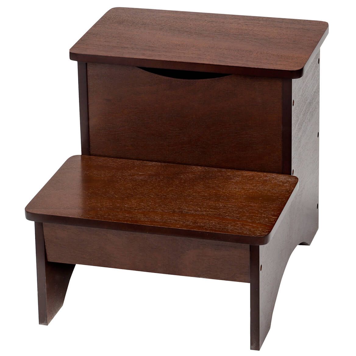 Wooden Step Stool with Storage by OakRidge™ + '-' + 359670