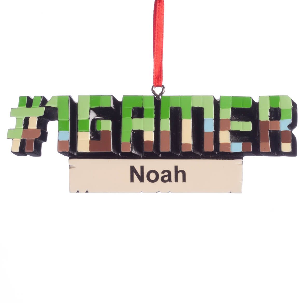 Personalized #1 Gamer Ornament + '-' + 360389