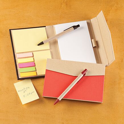 View product details for Memo Book with Sticky Notes, Set of 2