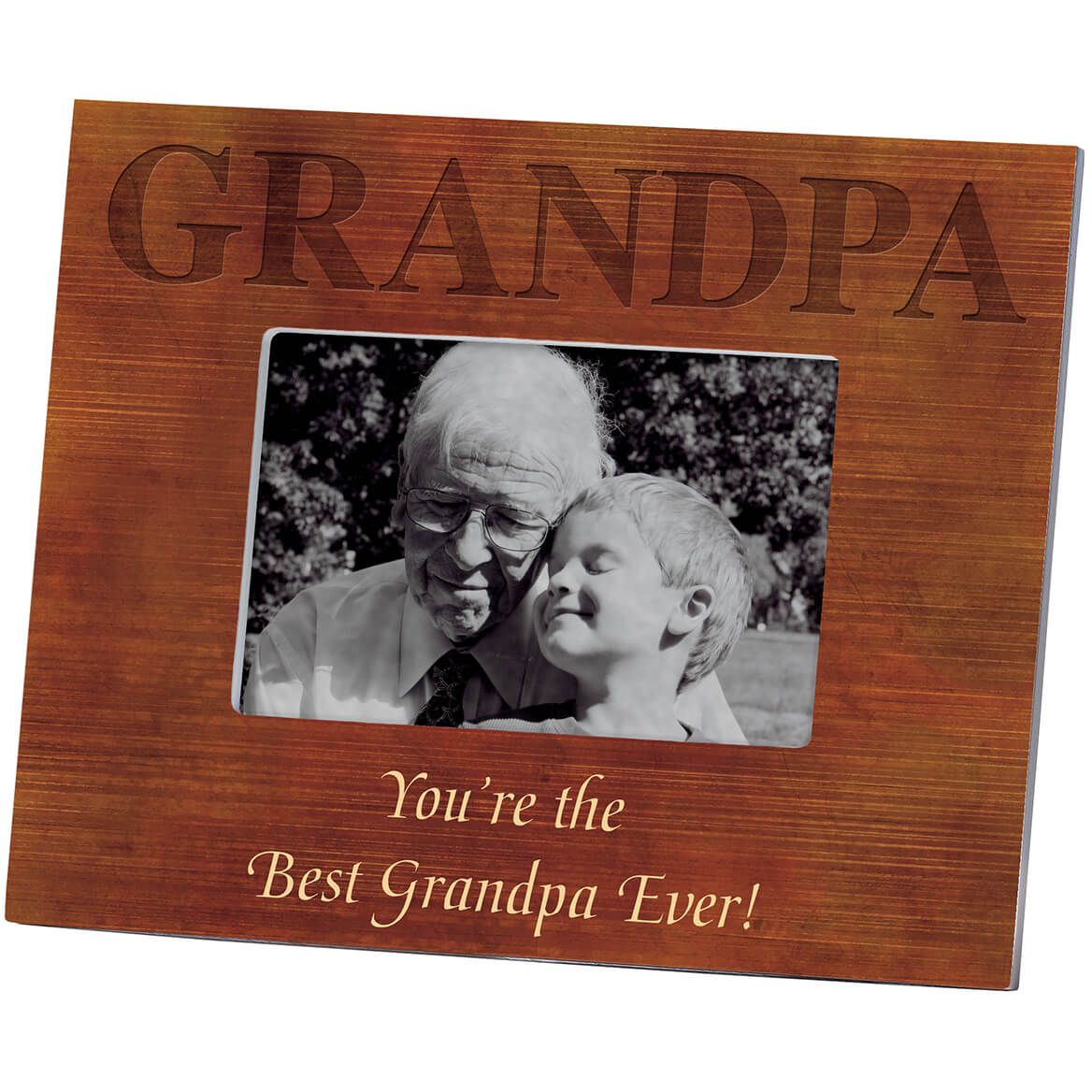 Personalized Woodgrain Grandpa Frame + '-' + 361177